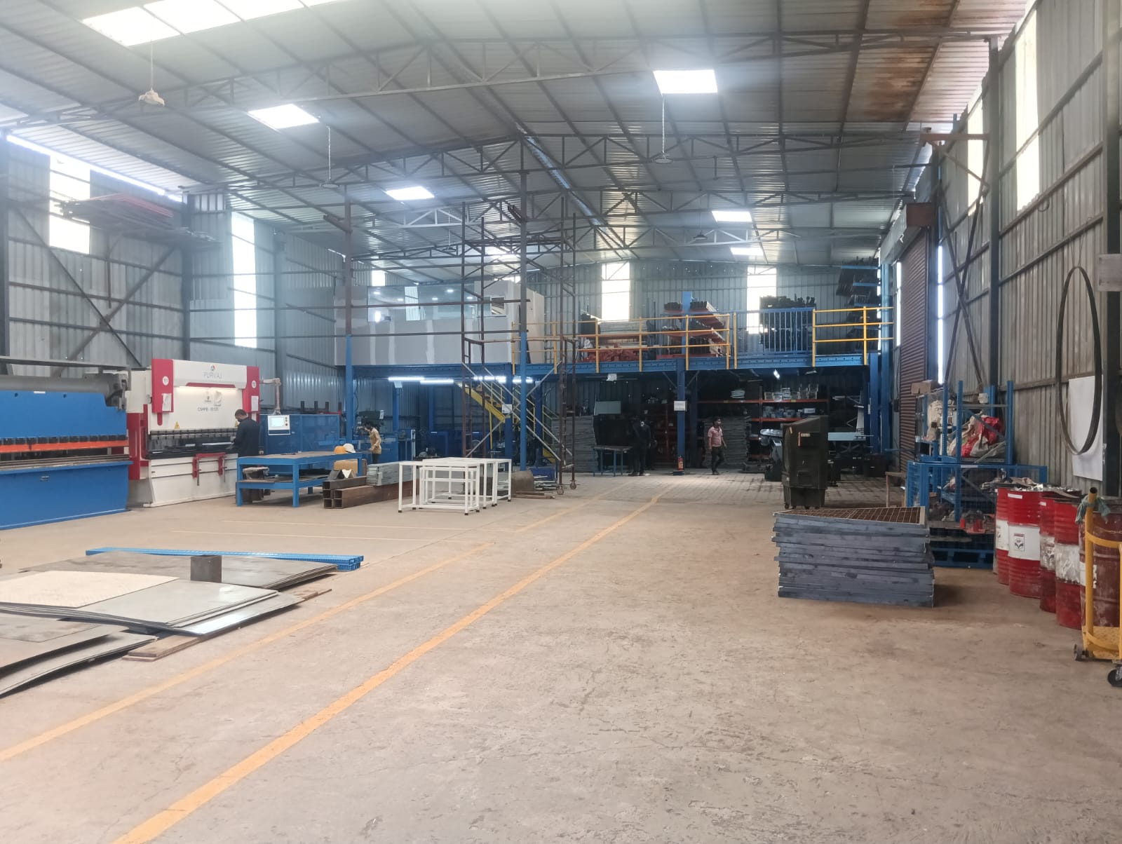 Inside facility