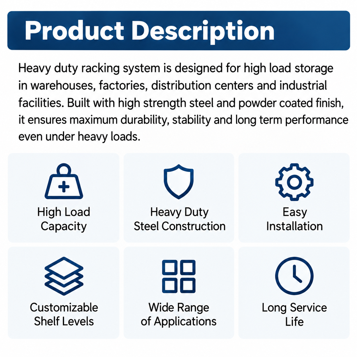 Heavy Duty Racking System view 3