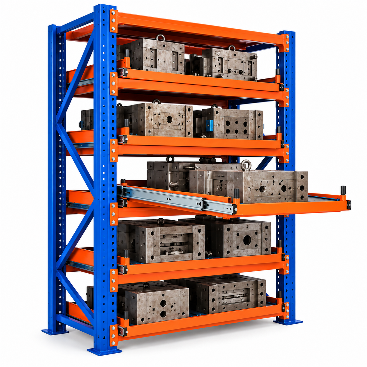 Pull Out Shelving / Mould Racking System